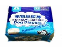 TẢ GIẤY CAO CẤP 2 LỚP DÀNH CHO CÚN SIZE XS/ GÓI 10 CÁI 
